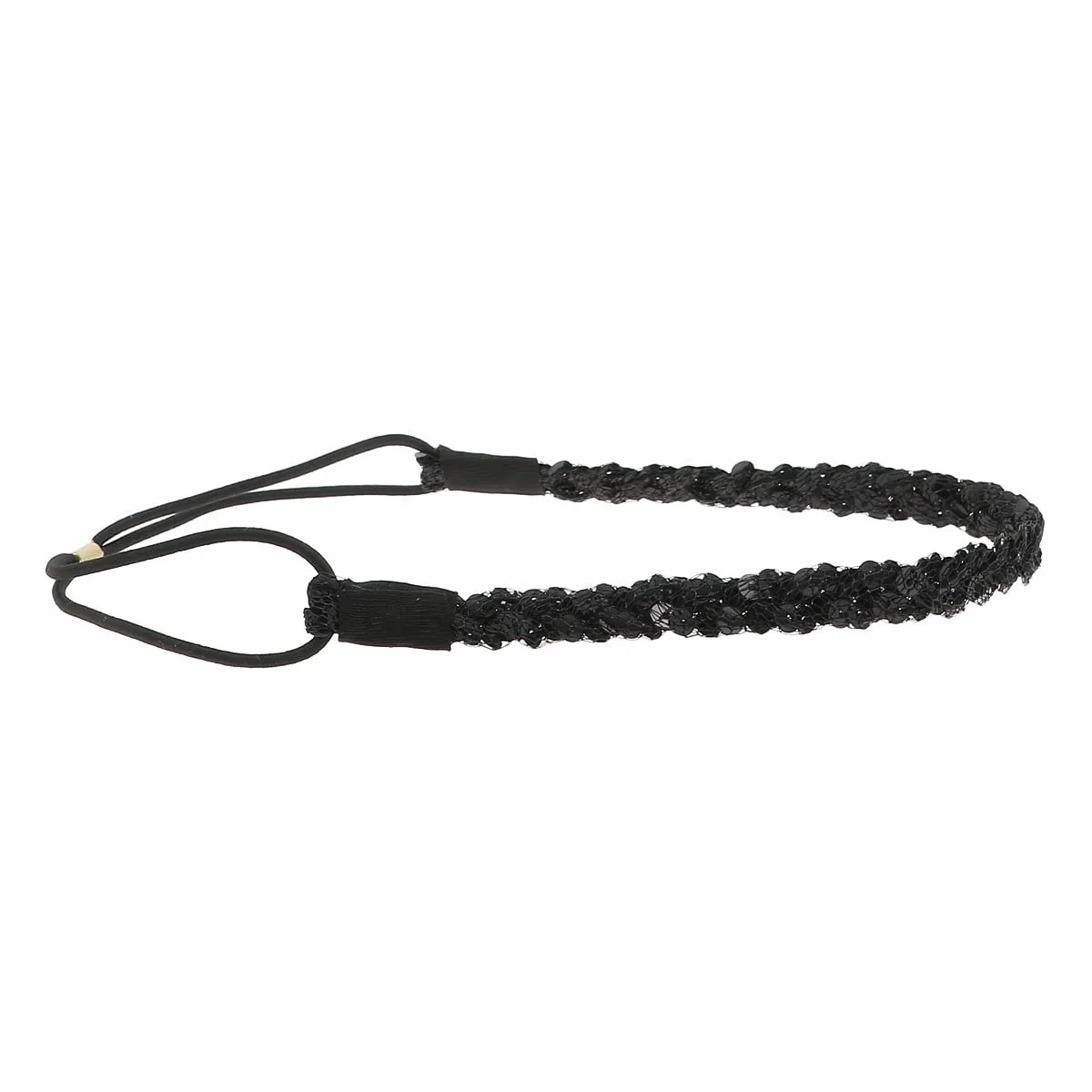 Пов'язка для волосся Жіночий з блискітками Чорний, фото №2 Пов'язка для волосся Жіночий з блискітками Чорний, фото №2