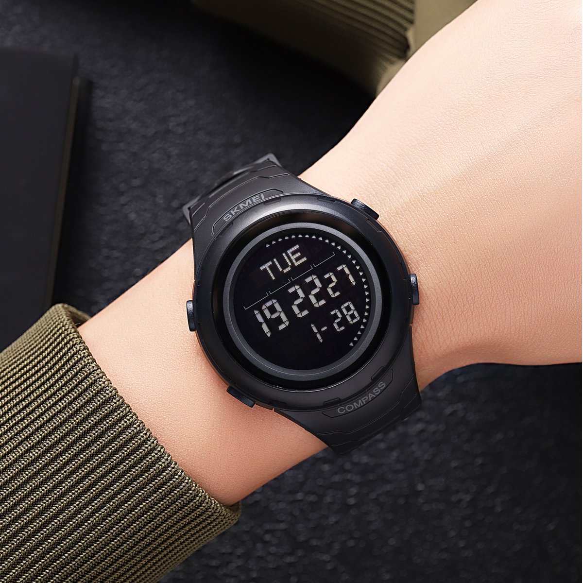 Годинник Skmei 2166BKBK Black-black, фото №4