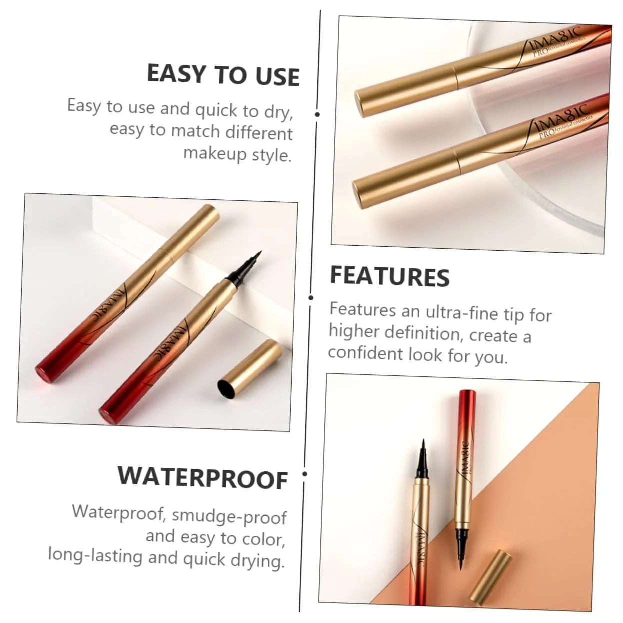 Підводка для очей Angoily Рідка Водостійка, фото №7