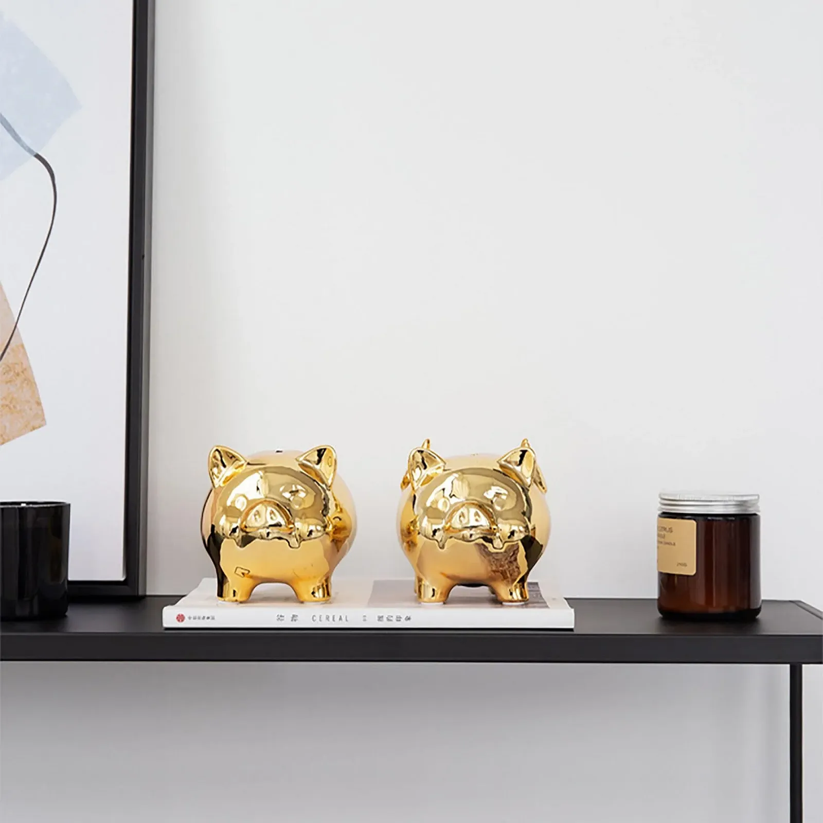 Скарбничка Lucky Pig Керамічна у формі поросяти, фото №6