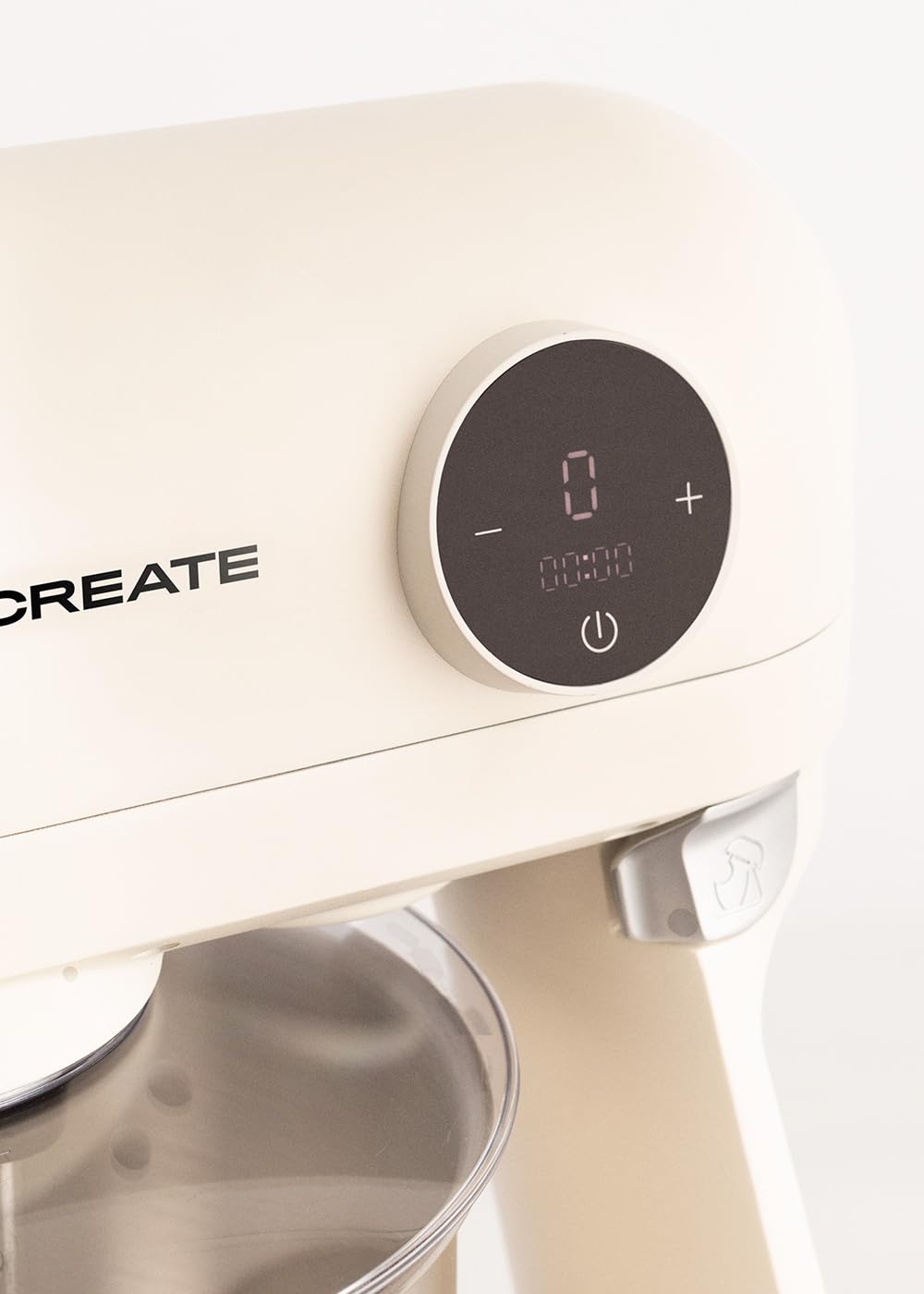 Кухонний комбайн CREATE Downmix Retro з круговим планетарним мішалкою Кремовий 6 швидкостей міксер для випічки автоматичні програми збивання змішування емульгування збивання, фото №4