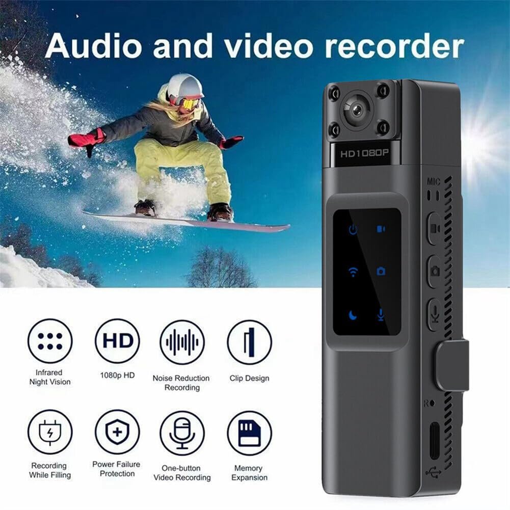 Ручка GKKICO Mini DV Recorder 1080P 180 Degree Поворотный объектив ИК ночное видение, фото №2