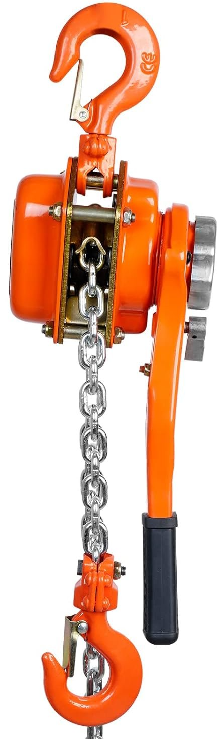 Ручной цепной таль VEVOR HS0.75-1.5 Orange, фото №5 Ручной цепной таль VEVOR HS0.75-1.5 Orange, фото №5
