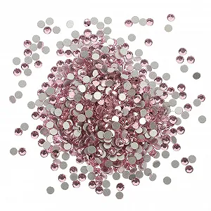 Стразы для ногтей стеклянные 1 пакет плоские для маникюра и изготовления ювелирных изделий нежные для ногтей и креативных украшений - Фото 1