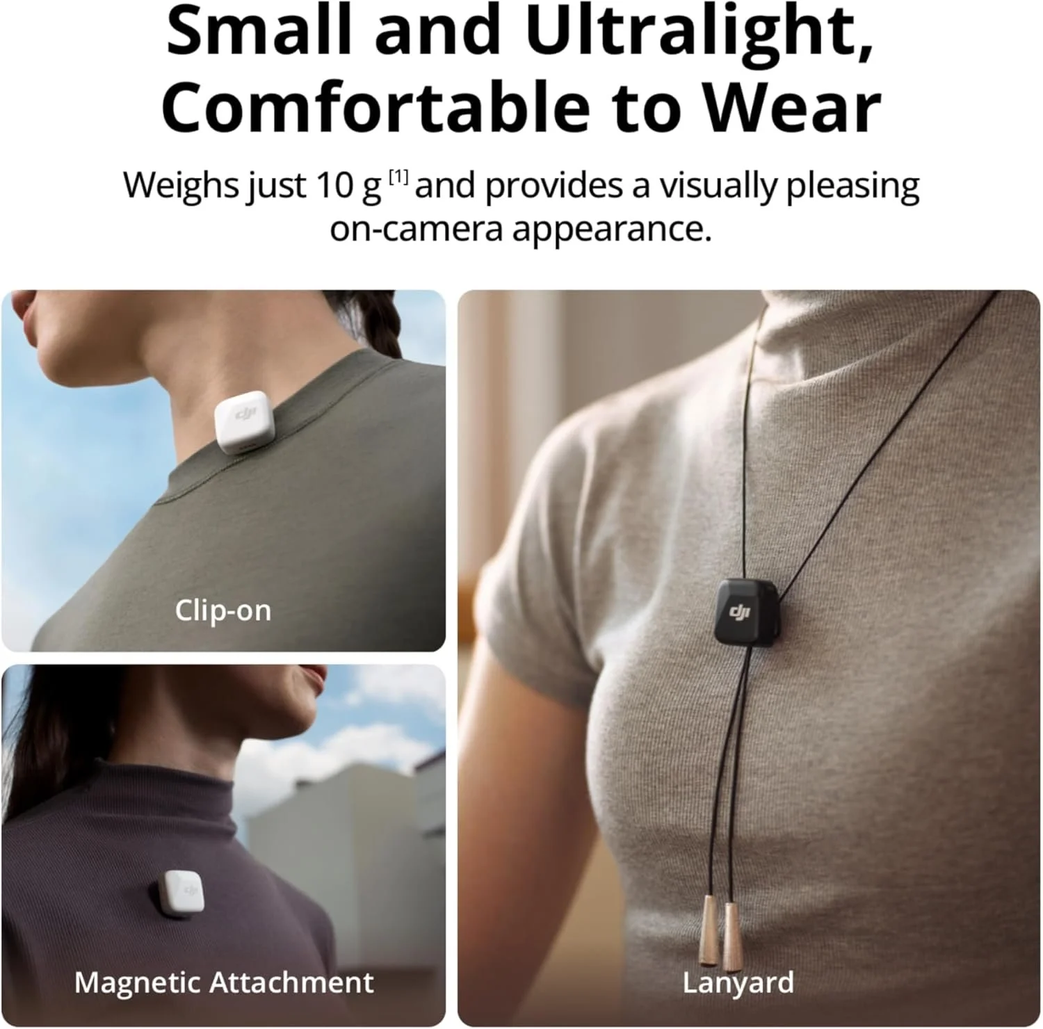 Мікрофонна радіосистема DJI Mic Mini (1 TX + 1 RX ) Black, фото №2 Мікрофонна радіосистема DJI Mic Mini (1 TX + 1 RX ) Black, фото №2