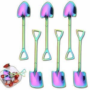 Ложка Шпатель из нержавеющей стали 304, 6 шт, разноцветная - Фото 1