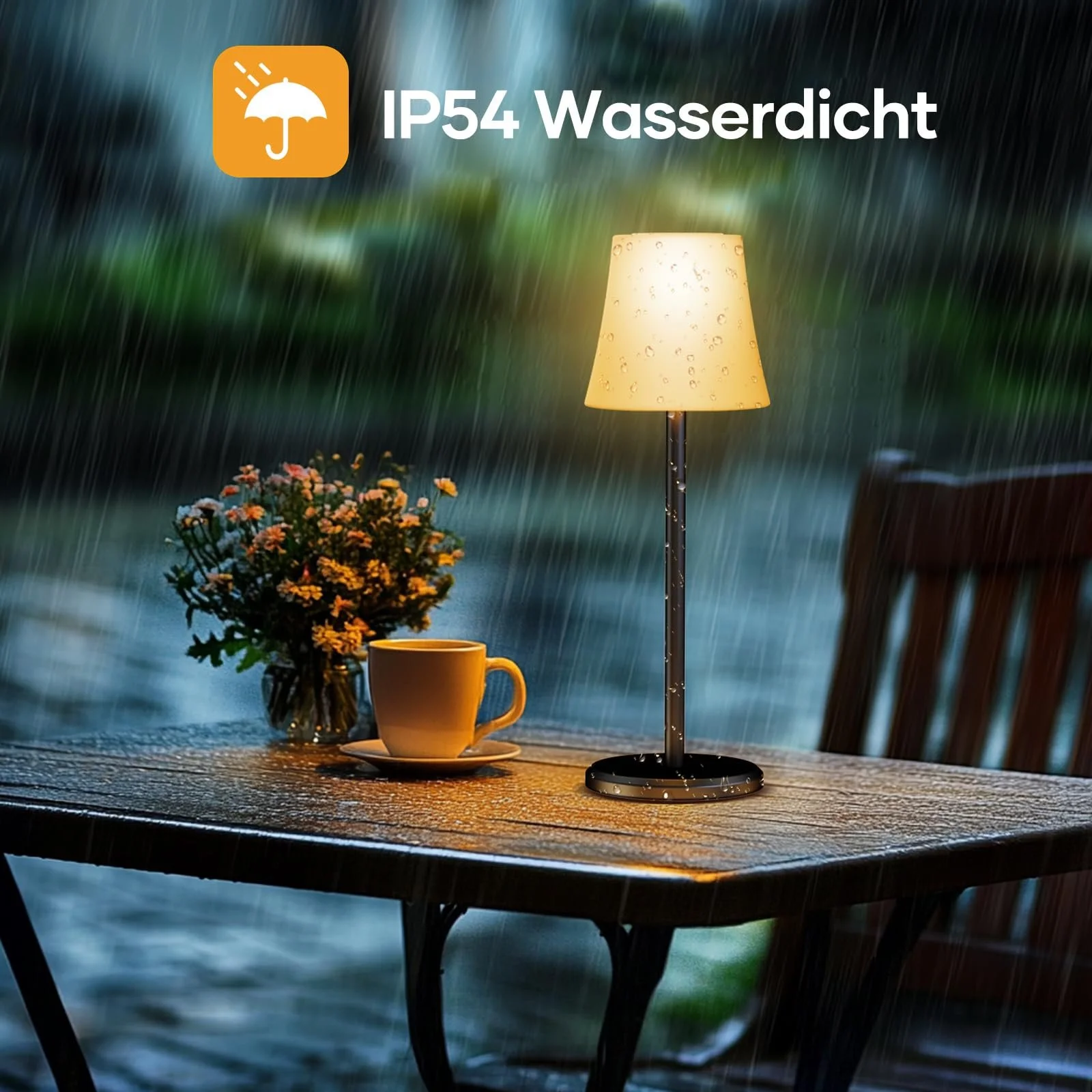 Настільна лампа Suright Wireless 3 колірні режими RGB комплект 2 шт. чорна, фото №5