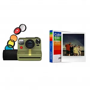 Камера мгновенной печати Polaroid Now+ Gen 2 Forest Green & Colour Film for 600 - Фото 1
