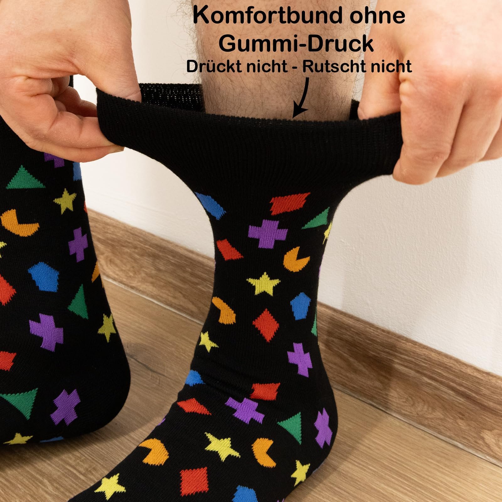 Бавовняні шкарпетки з точковим дизайном, фото №4