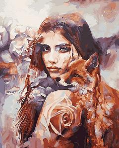 VP971 Розмальовка за номерами Лисички худ Димитра Мілан - Фото 1