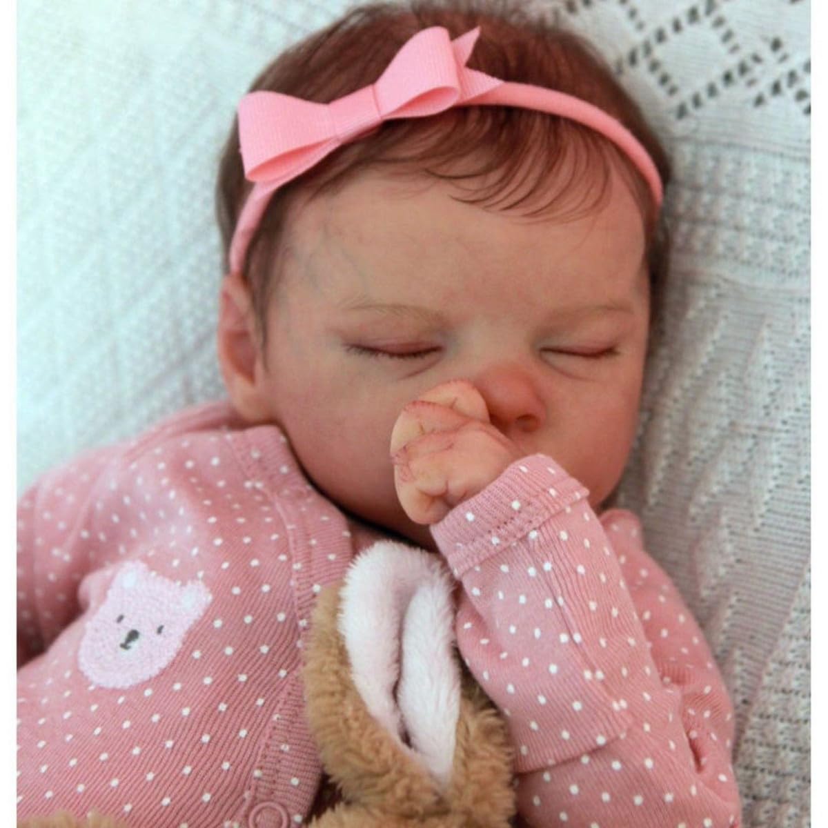 Кукла RXDOLL Anatomically Correct Baby Girl 18 Inch Full Body Vinyl Silicone Reborn Девочка с анатомической точностью Высота 18 дюймов, фото №2