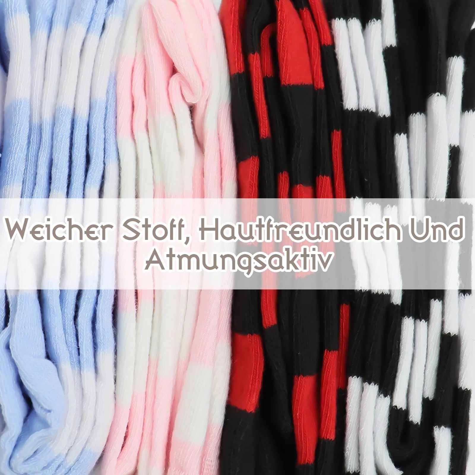 Гольфи ZOCONE Смугасті вище коліна 4 пари, фото №4