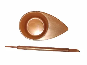 Набір MilleniumHair Mini миска та Пензель для фарбування вій та брів - Фото 1