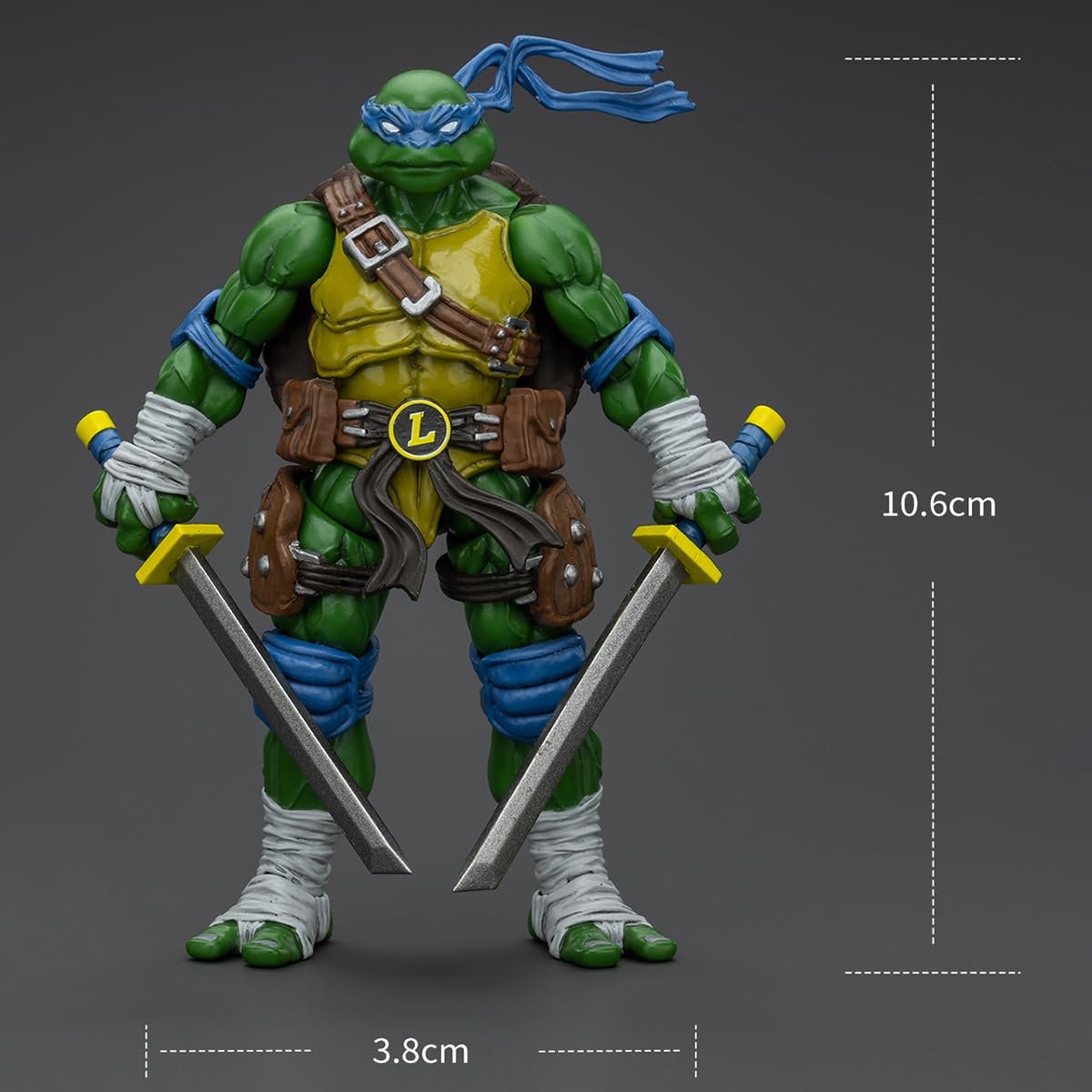 Фигурка JOYTOY Teenage Mutant Ninja Turtles - Леонардо, масштаб 1:18 JT6892, фото №5