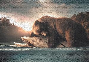 Пазл Ulmer Puzzleschmiede Bear Rest 1000 элементов 68 x 48 см synthetic.ua - Фото 1