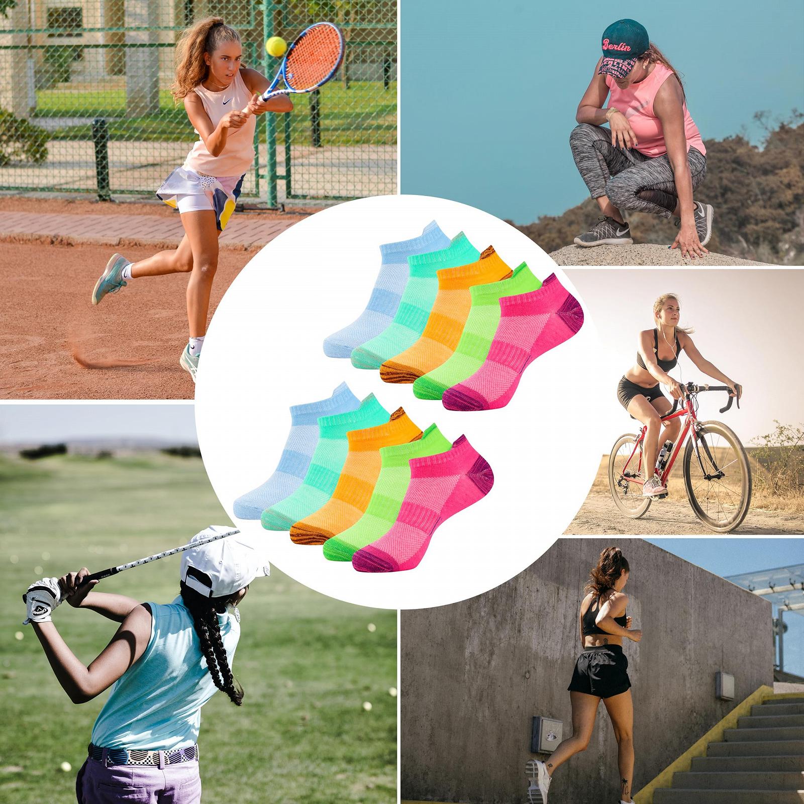 Носки Belloxis спортивные женские, 10 пар, размер 39-42, фото №5