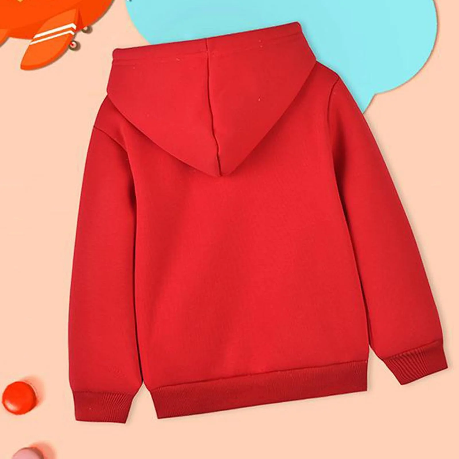 Куртка зимова Generisch для хлопчиків, дитяча, комфортна, дихаюча, стьобана, тепла, перехідна з капюшоном, фото №2