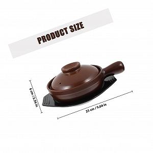 Керамический горшок Homoyoyo с термостойкой ручкой synthetic.ua - Фото 1