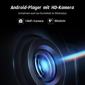 MP4 плеер 4.02 дюйма с Bluetooth и WiFi, 80 ГБ, с камерой 13 МП, музыкальный плеер для детей с динамиками, Android, с Spotify, YouTube, Play Store synthetic.ua - Фото 1