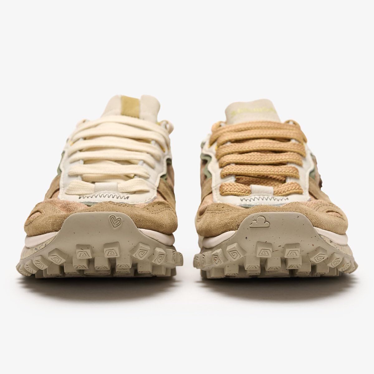 Кроссовки Satorisan Chacrona Metta Lino Whitewisp Кожа Лён Белый, фото №4