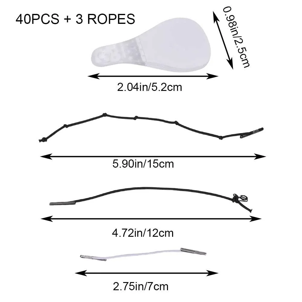 Ленты для подтяжки лица 40 штук Водонепроницаемые наклейки V-образная лента, фото №7