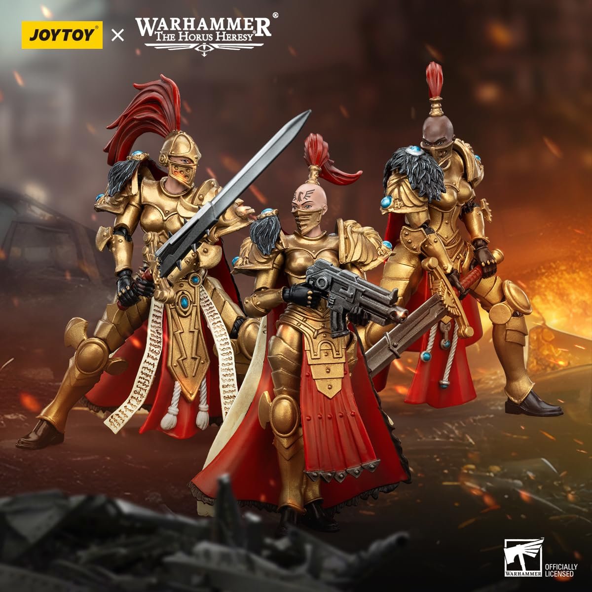 Фигурка Joytoy Warhammer The Horus Heresy Sisters of Silence White Hawks Vigilator Squad Vigilator 2 JT00874, фото №9