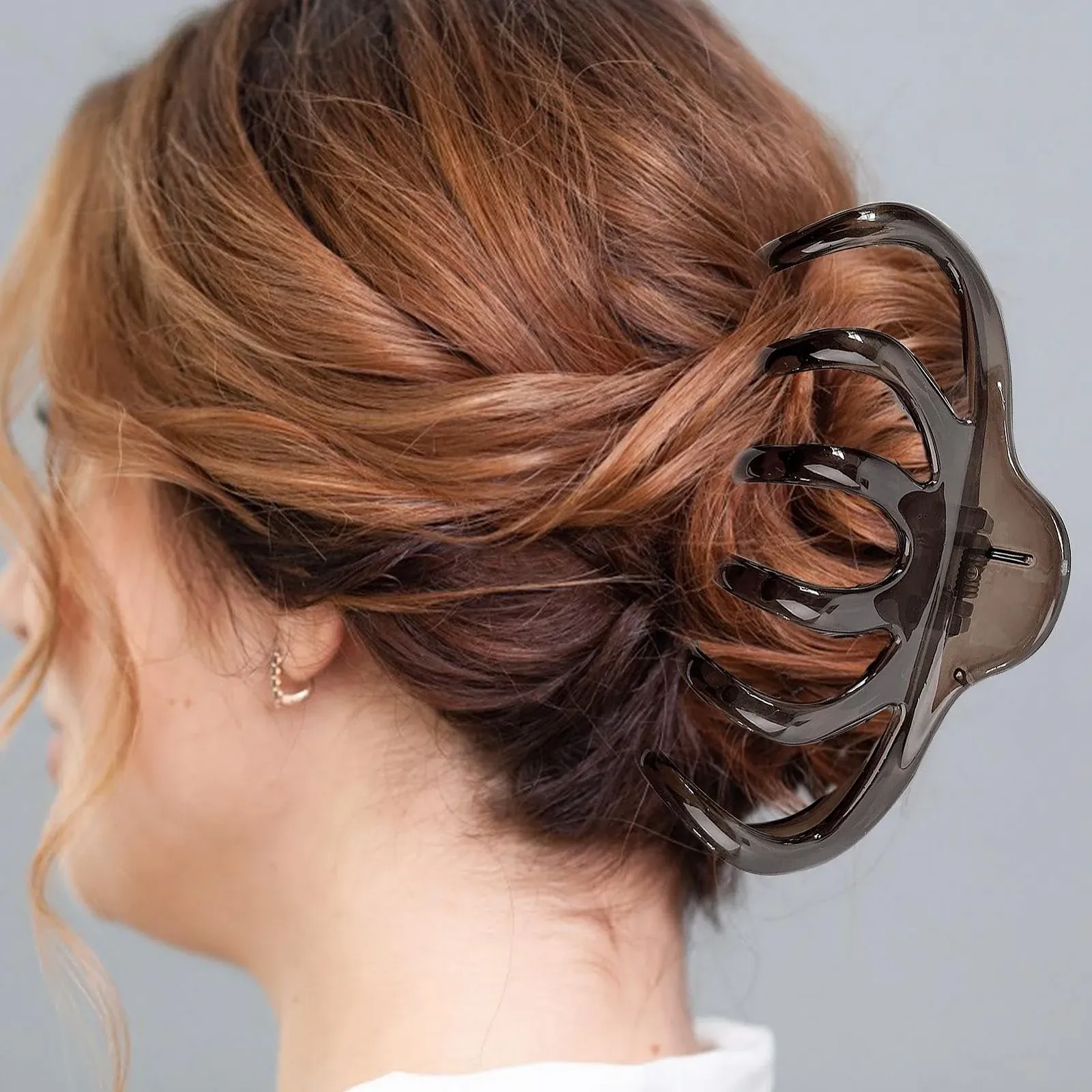 Заколка для волос Осьминог - Нескользящая большая заколка | Сильный зажим для создания прически, модный стиль, прочный держатель, заколка для длинных волос, фото №3 Заколка для волос Осьминог - Нескользящая большая заколка | Сильный зажим для создания прически, модный стиль, прочный держатель, заколка для длинных волос, фото №3