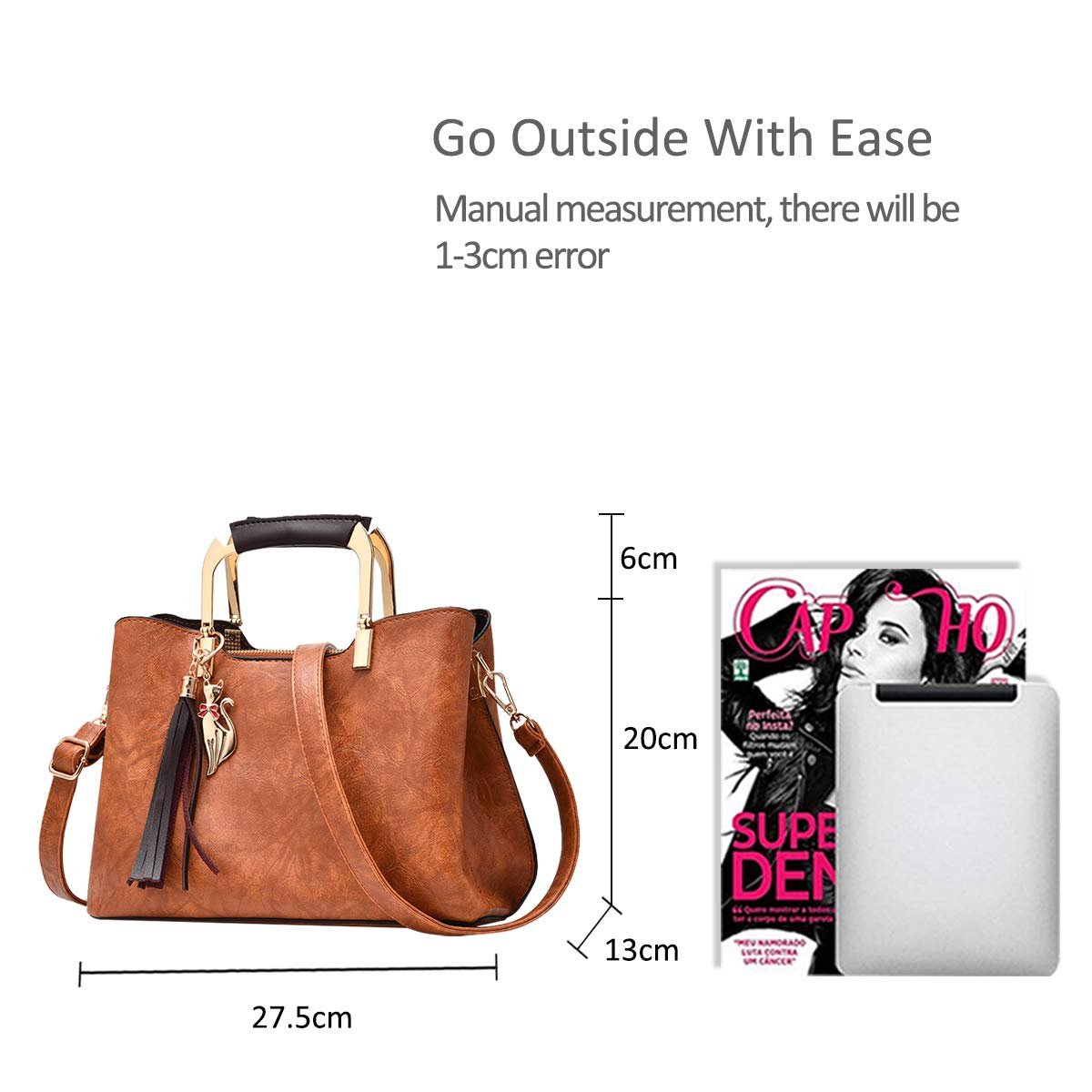 Женская сумка с верхней ручкой NICOLE&DORIS из искусственной кожи, фото №5