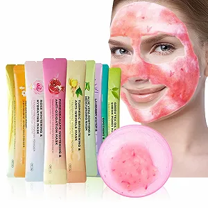 Маска для лица желеобразная в порошке с аксессуарами для ухода за лицом synthetic.ua - Фото 1