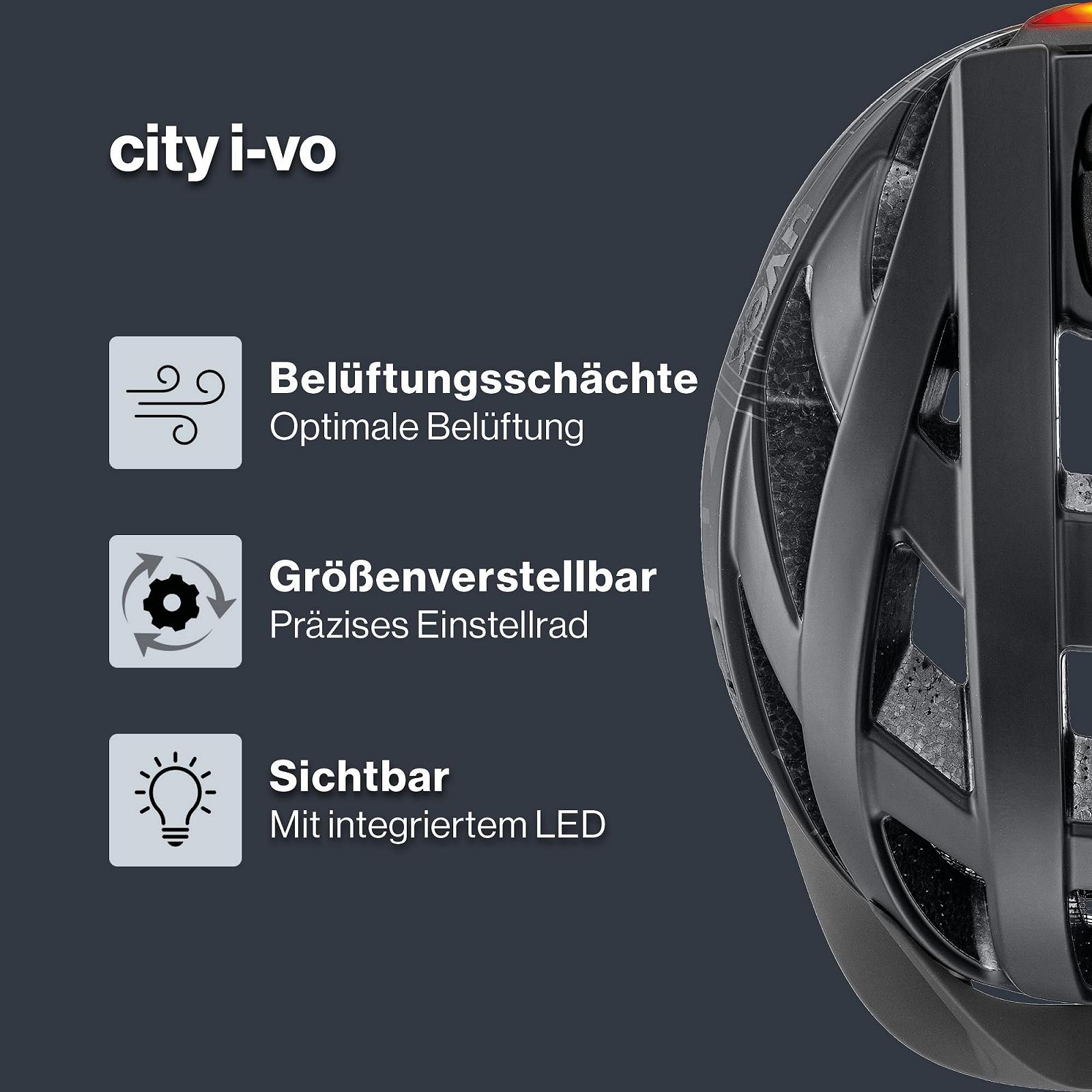 Шлем Uvex City i-vo с LED-светом, фото №2
