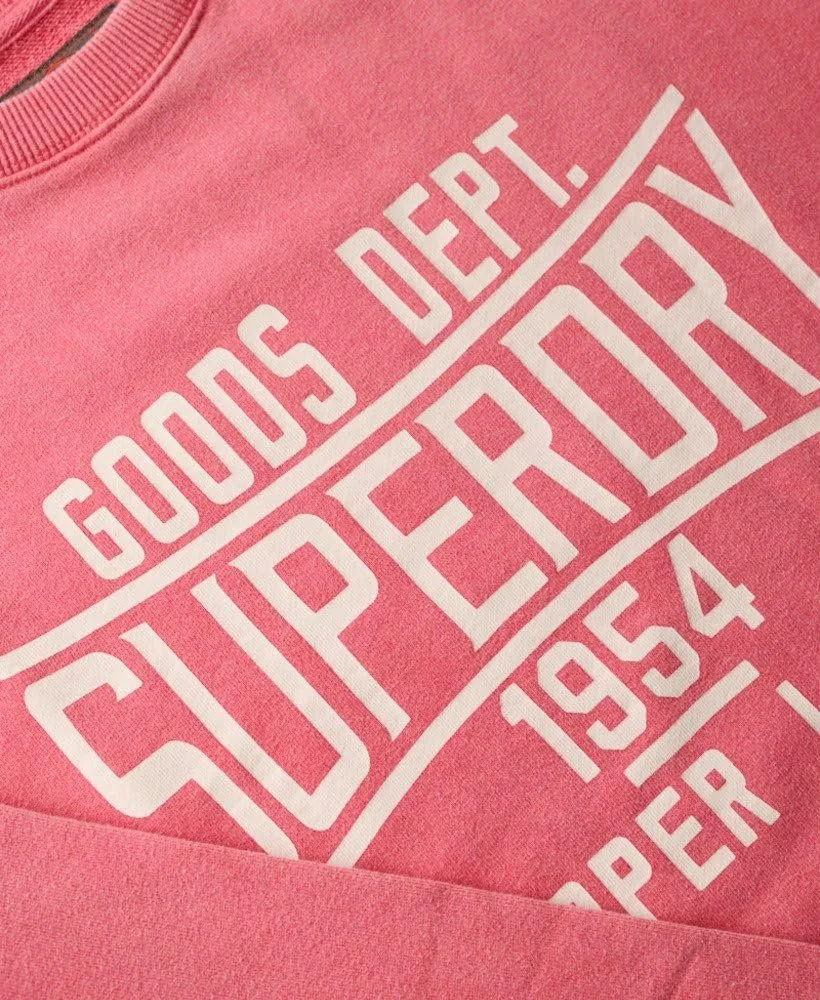 Унисекс Толстовка Superdry Vintage Wash Relaxed Crew, фото №5 Унисекс Толстовка Superdry Vintage Wash Relaxed Crew, фото №5