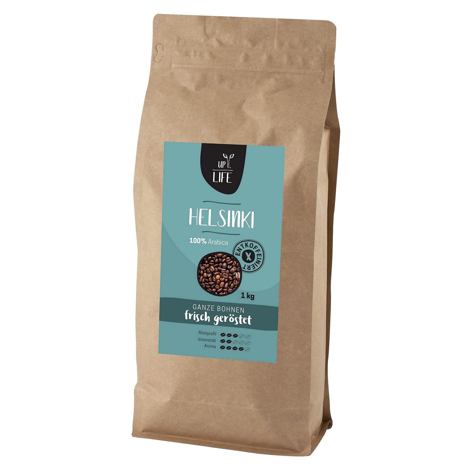 Кава в зернах up life Helsinki Decaffeinated 1 кг, фото №1