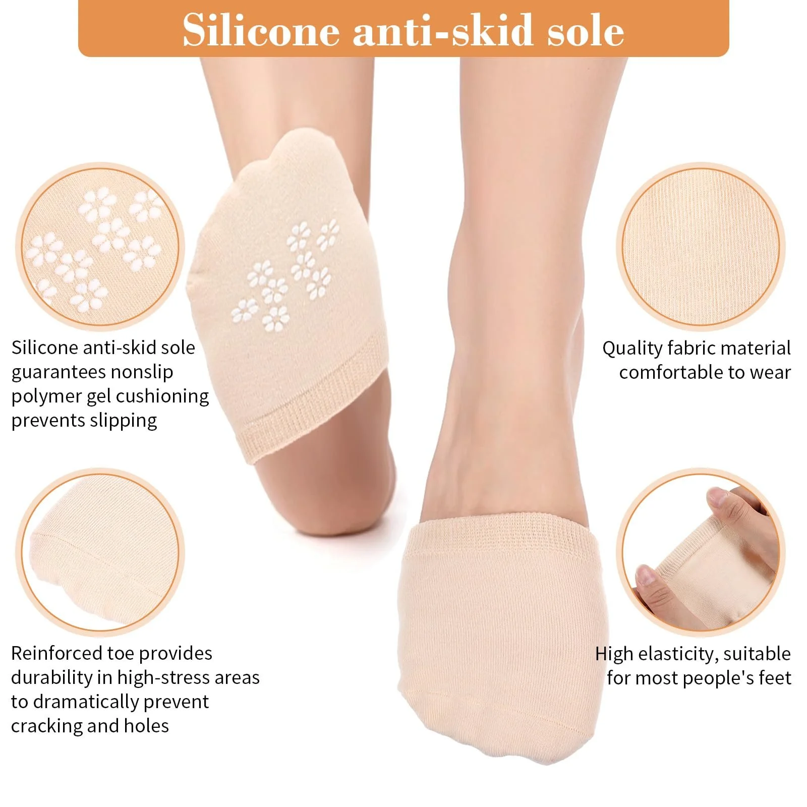 Шкарпетки для пальців ніг жіночі, 8 пар, фото №6 Шкарпетки для пальців ніг жіночі, 8 пар, фото №6