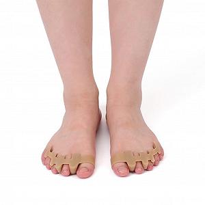 Корректор для большого пальца стопы Силиконовый CAZARU Мягкий Разделитель для пальцев Вальгусная шина - Фото 1