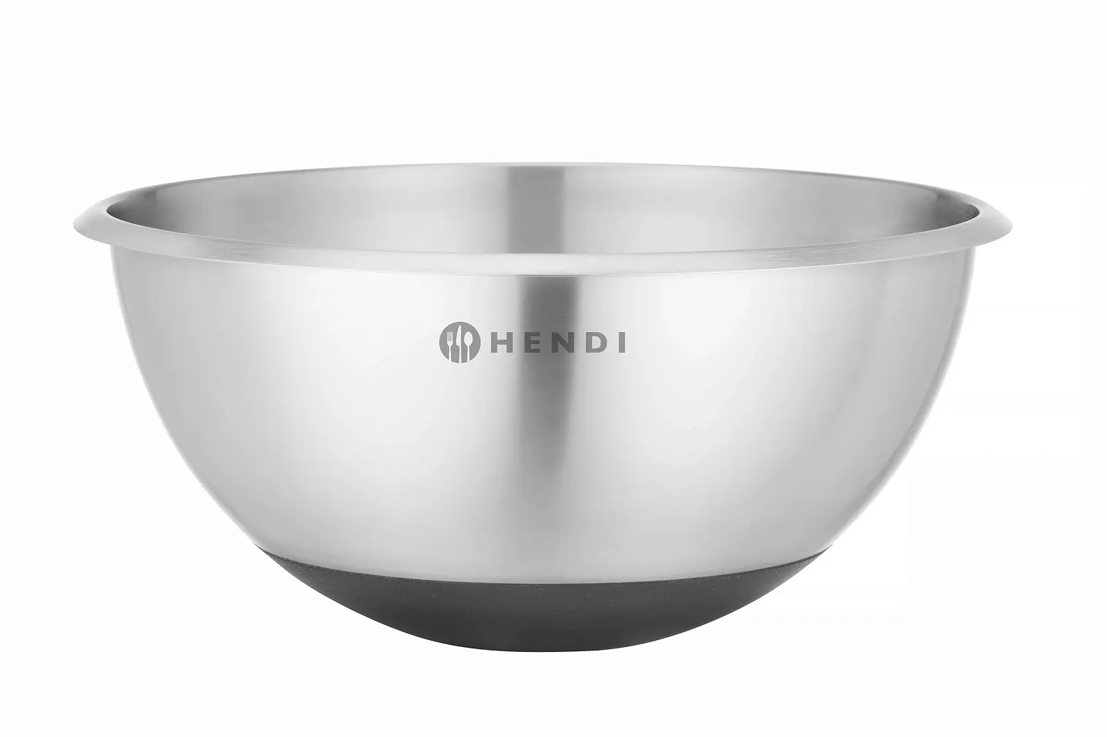 Миска для смешивания HENDI 3 л 265 x 125 мм нержавеющая сталь с нескользящим основанием, фото №1 Миска для смешивания HENDI 3 л 265 x 125 мм нержавеющая сталь с нескользящим основанием, фото №1