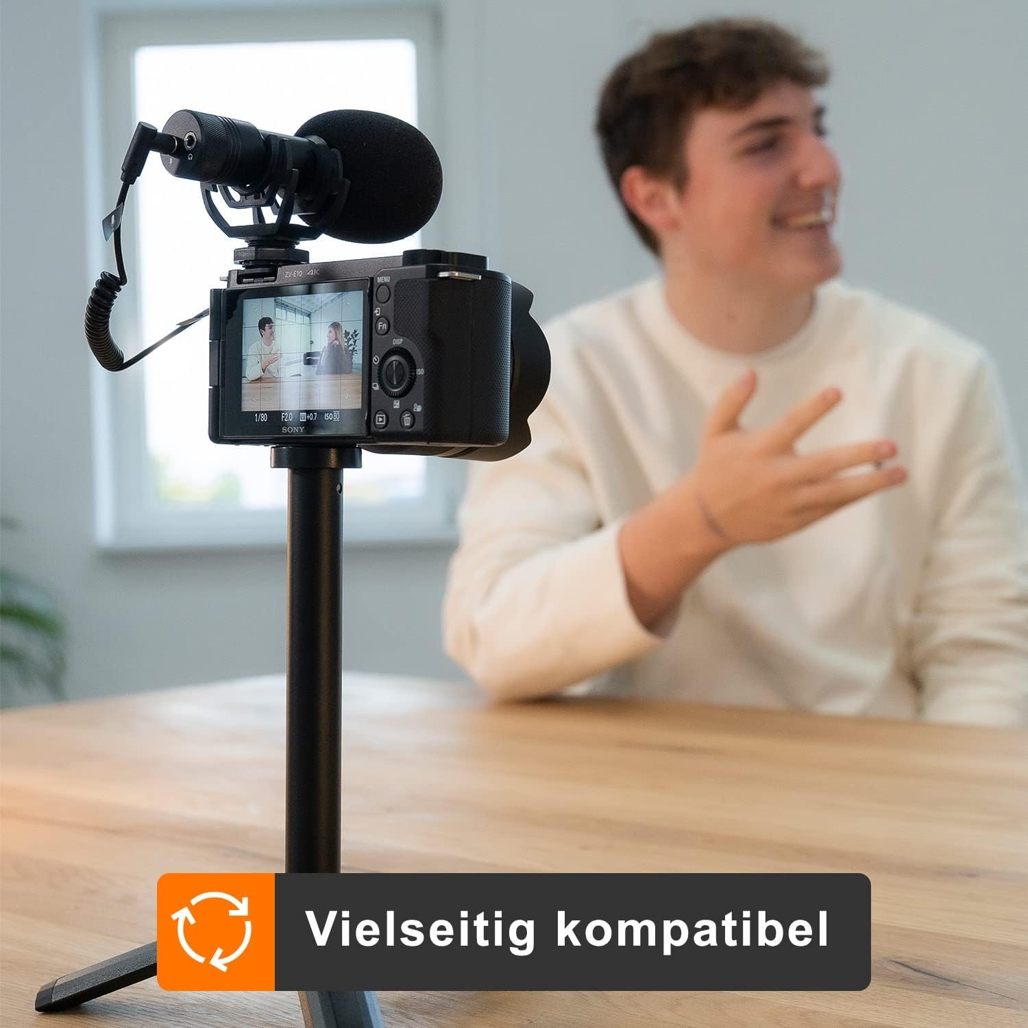 Штатив Walimex Pro 2-in-1 Mini Tripod XL Чорний (23137), фото №6