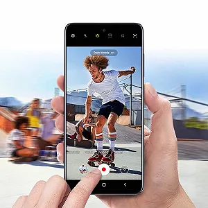 Смартфон Samsung Galaxy A51 128 GB 4 GB RAM Dual SIM Prism Crush Black synthetic.ua - Фото 1