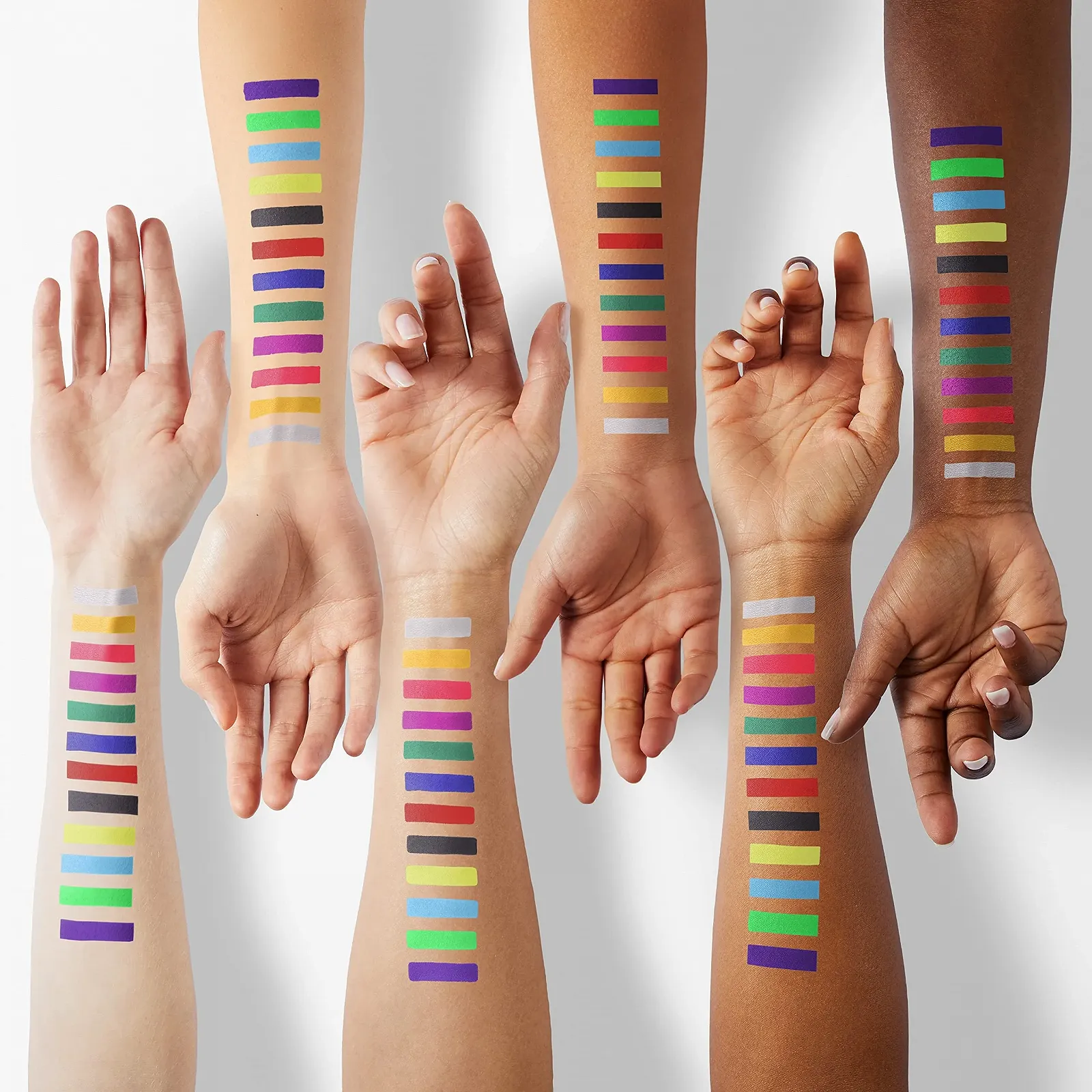 Палитра теней Go Ho Water Activated 16 Colors Высокопигментированные Яркие, фото №4