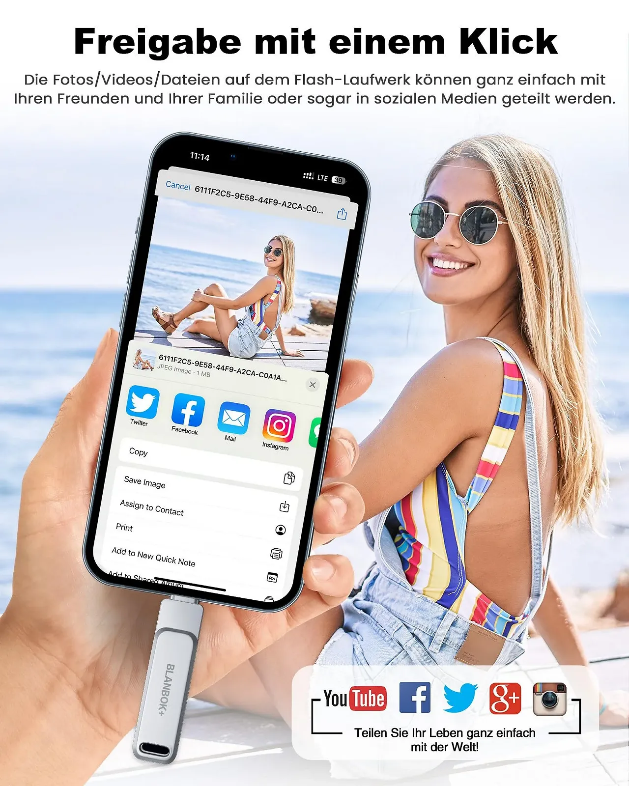 USB Stick 512 ГБ MFi Certified Lightning USB Type C для iPhone iPad Android PC, фото №5 USB Stick 512 ГБ MFi Certified Lightning USB Type C для iPhone iPad Android PC, фото №5