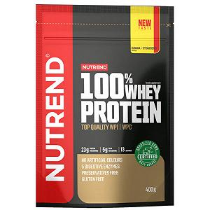 Протеїн Nutrend 100 Whey Protein 400 g Banana strawberry - Фото 1