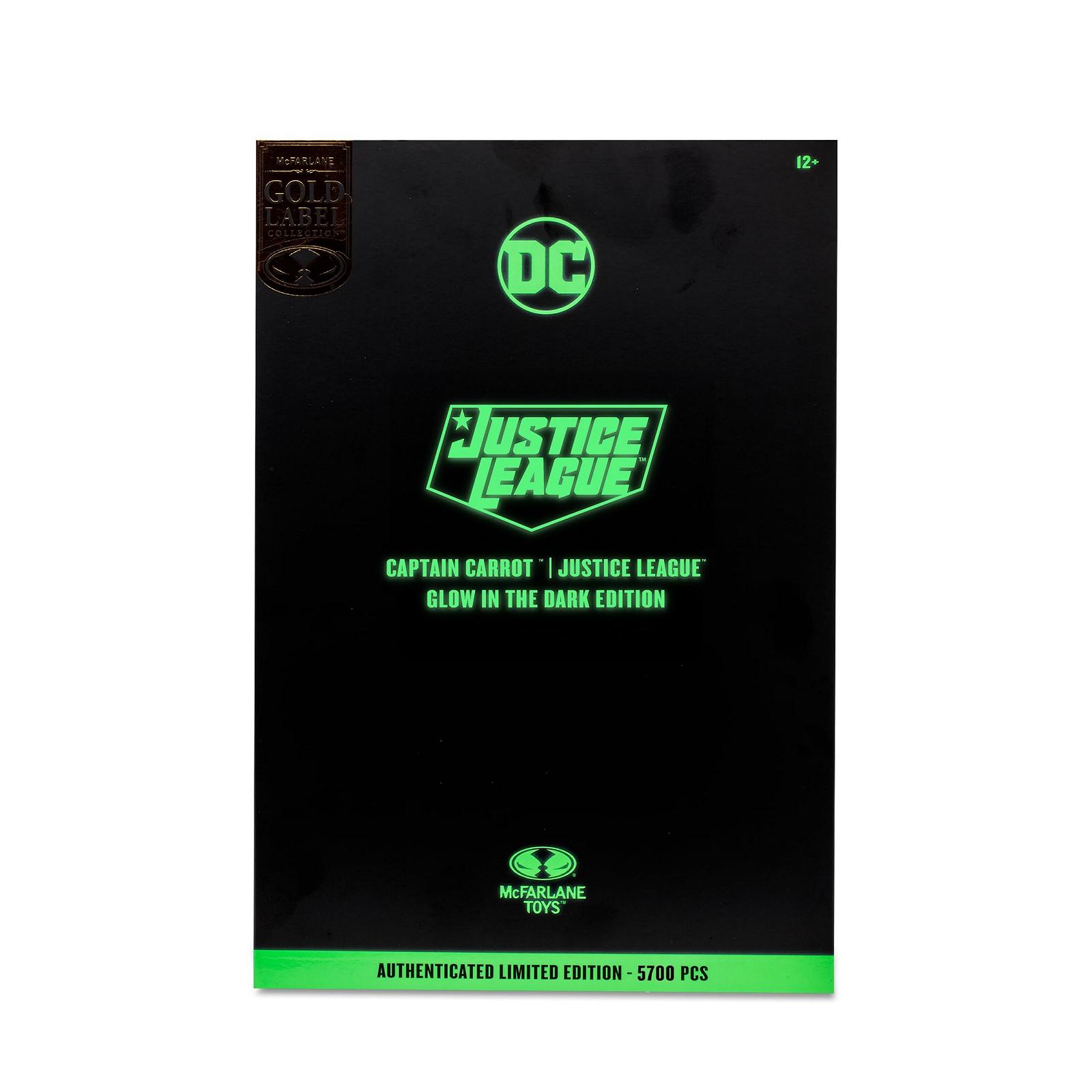 Экшн-фигурка DC Multiverse Капитан Морковь (Justice League Incarnate) Glow In The Dark Edition (Gold Label) 18 см, фото №9