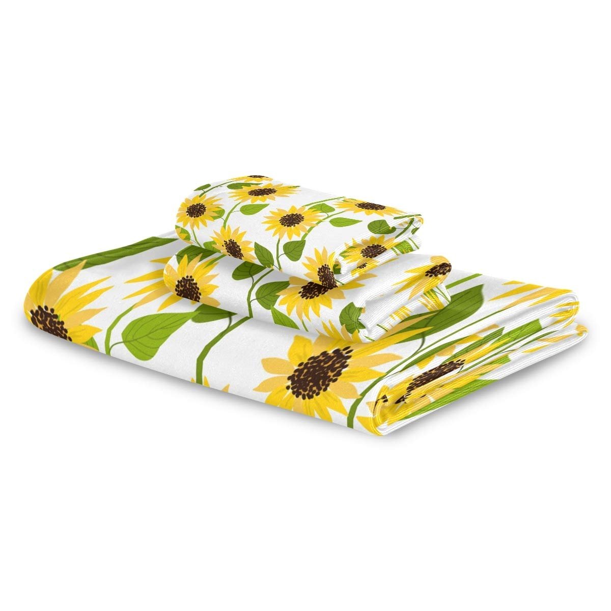 Набір рушників BEUSS Sunflower White Pale 100% бавовна 3 шт. блідо-білий, фото №2