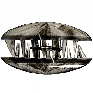 Заколка для волос большая WeLoveBeads 10 см Дымчато-серый synthetic.ua - Фото 1