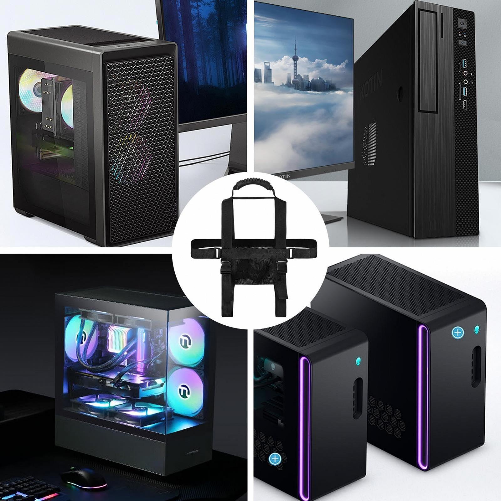 Ремни для перенесення ПК, ремень для переноски системного блока ПК, держатель для компьютерного корпуса, ремень для настольного компьютера, держатель для переноски компьютера, регулируемый держатель для настольного компьютера, фото №4 Ремни для перенесення ПК, ремень для переноски системного блока ПК, держатель для компьютерного корпуса, ремень для настольного компьютера, держатель для переноски компьютера, регулируемый держатель для настольного компьютера, фото №4