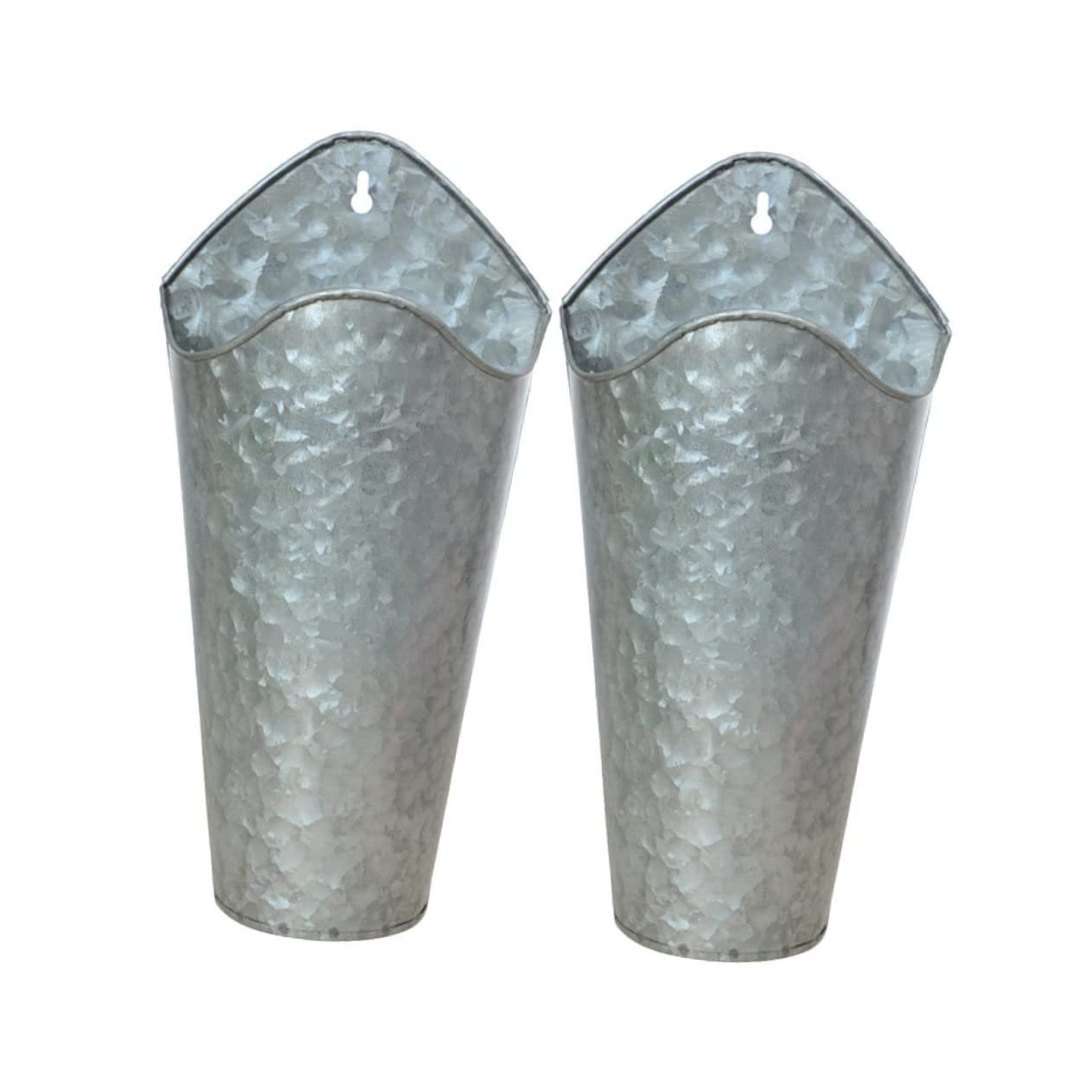 Настінні кашпо-вази HEMOTON Залізні Набір із 2 шт., фото №1