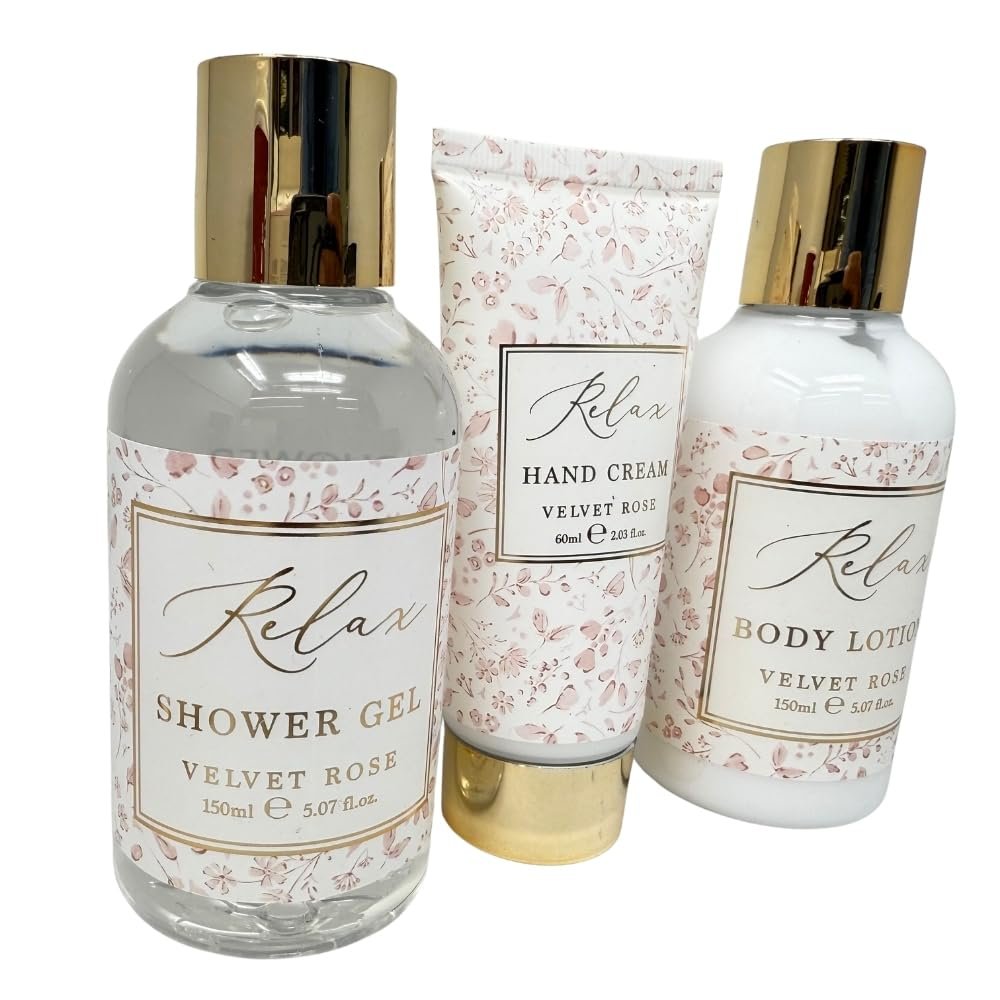 Подарунковий набір для душу та ванни HTUK Relax & Unwind Velvet Rose Pampering Set, фото №5 Подарунковий набір для душу та ванни HTUK Relax & Unwind Velvet Rose Pampering Set, фото №5