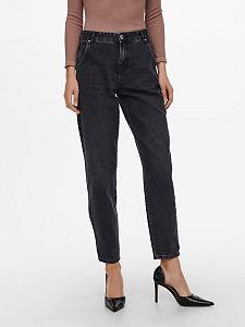 Джинси ONLTROY LIFE HW CARROT ANK DOT610 NOOS 15236962- Denim ONLY Чорний  XS - Фото 1