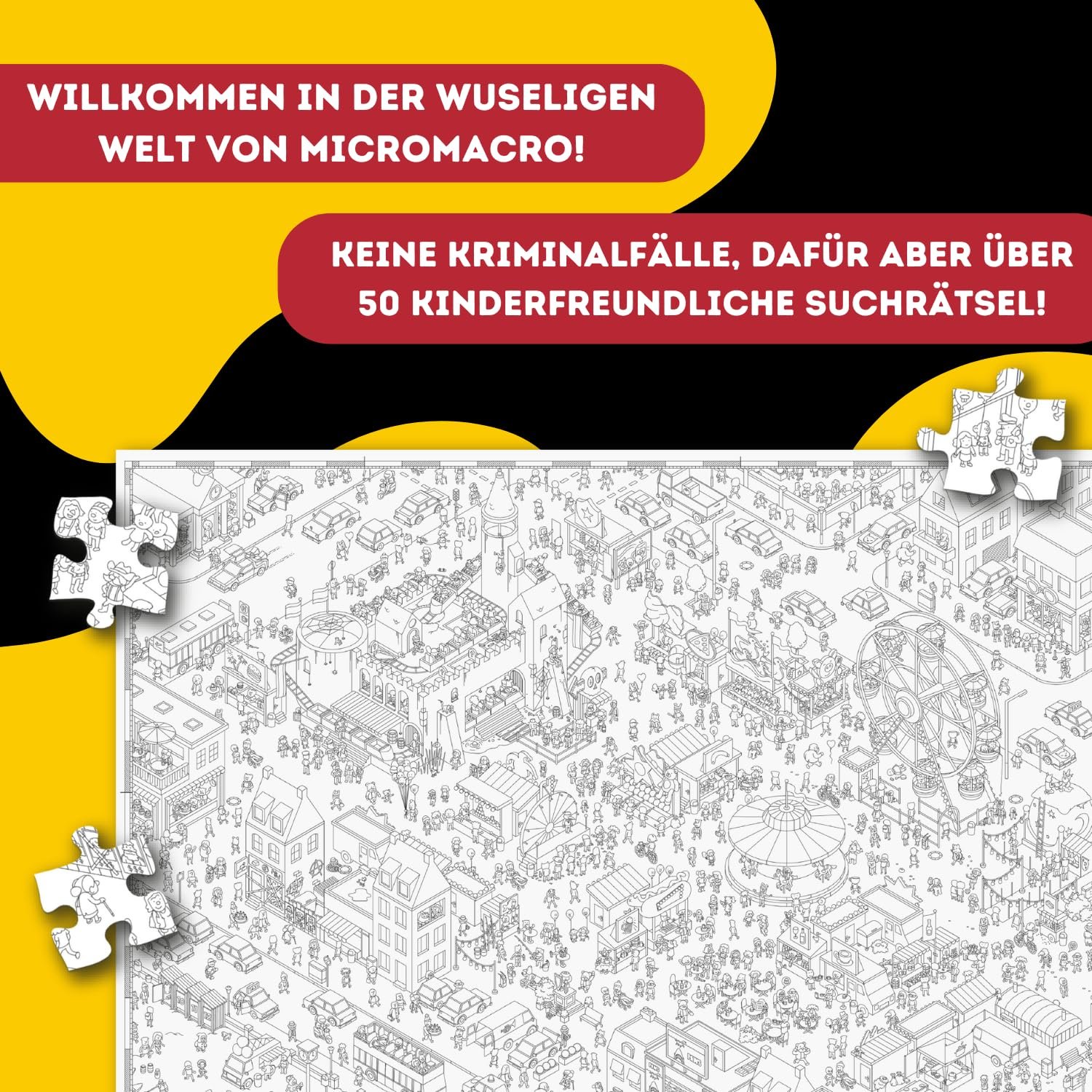 Пазл MicroMacro The Fair 500 елементів, фото №4