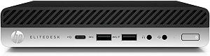 Мини ПК HP EliteDesk 800 G3 / Intel Core i5-7500T / RAM 16GB / SSD 512GB / LAN / Wi-Fi / Bluetooth / Windows 11 / Черный - Фото 1