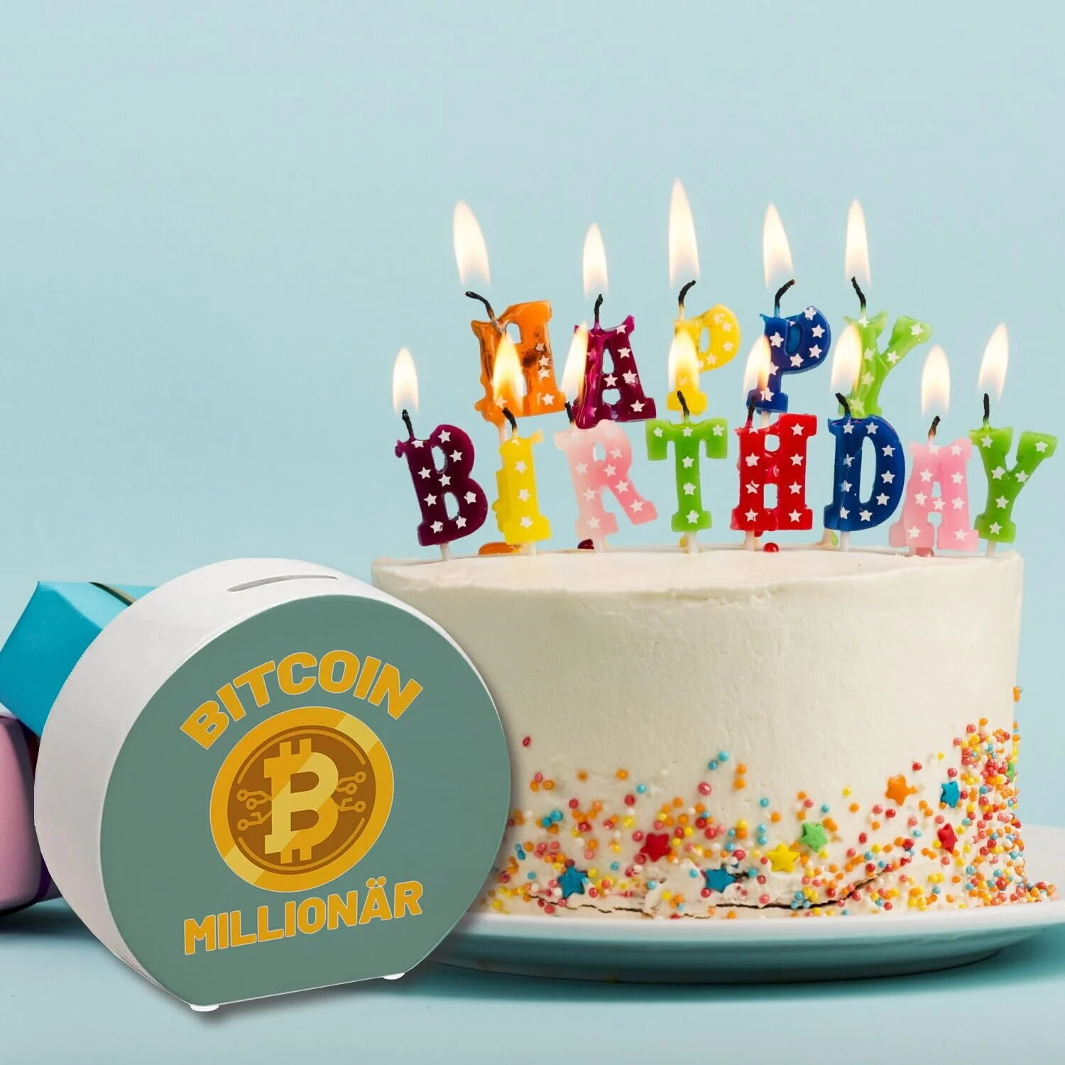 Скарбничка Bitcoin Millionaire Керамічна, фото №6